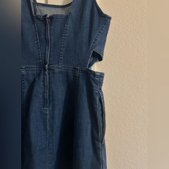 Madewell Cut Out Denim Dress - Picture 7 of 11